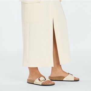Madrid Birkenstock Off-White Sandals big buckle